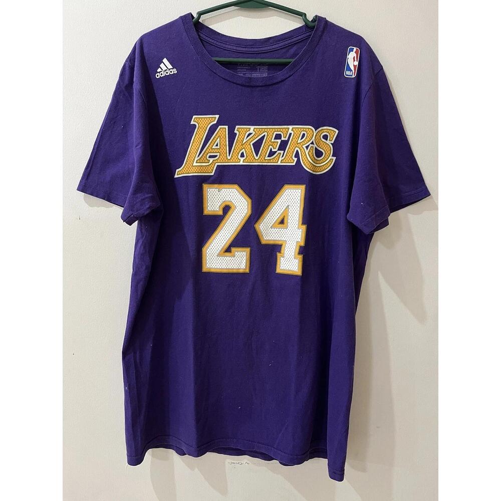 Los Angeles Lakers Shirt Mens M Purple Kobe Bryant Nba Basketball